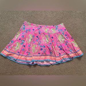 Lilly Pulitzer Annora Skort Size L Tigress Garden